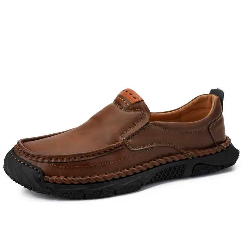 Limited Time Sale 70% OFF-Men’s   Premium Leather Slip On Shoes