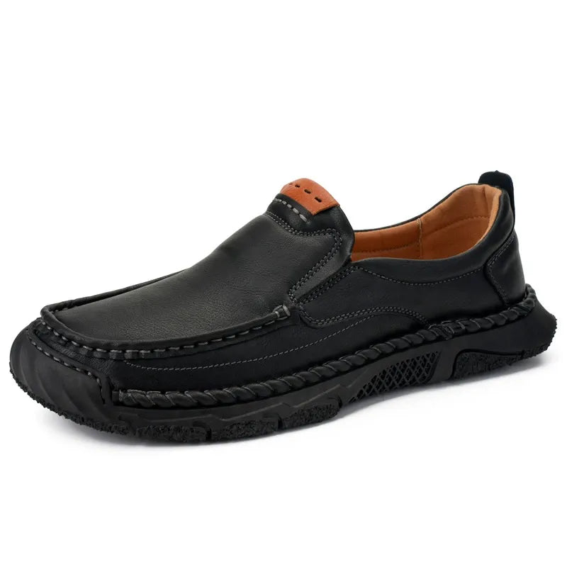 Limited Time Sale 70% OFF-Men’s   Premium Leather Slip On Shoes