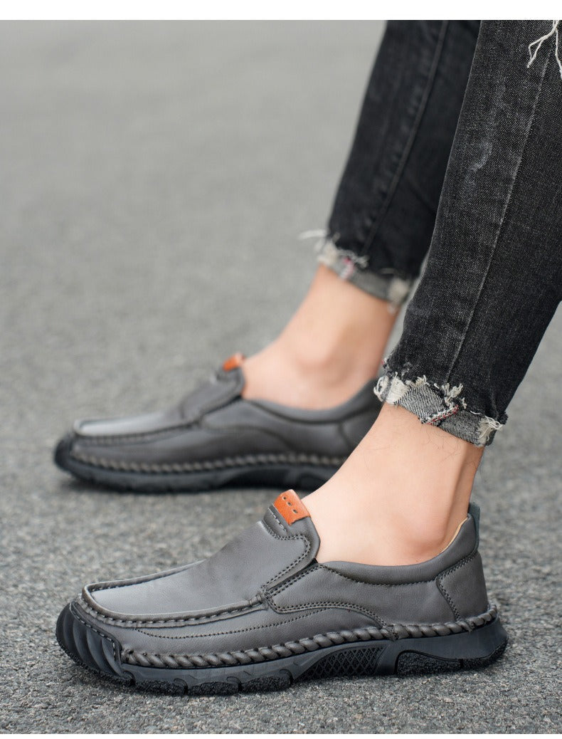 Limited Time Sale 70% OFF-Men’s   Premium Leather Slip On Shoes
