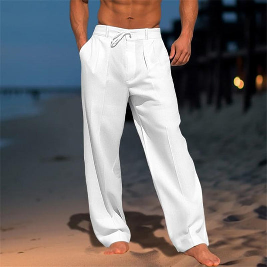 Andrei - Plain Leinen Hose