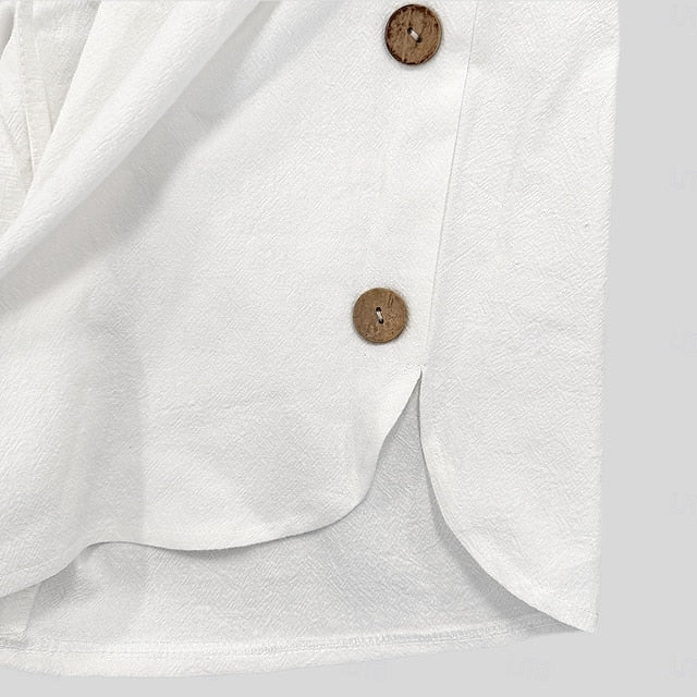 Men’s Breathable Linen Shorts – Elastic Waist, Beach & Daily Wear