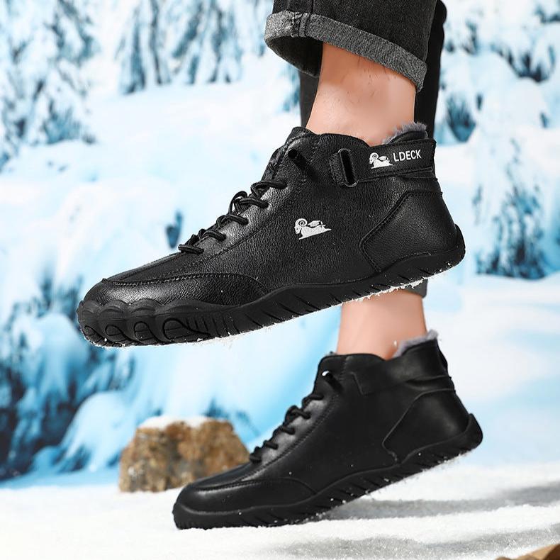 Wiecel™ FrostStep – Kältefeste & rutschfeste Barfuß-Winterstiefel