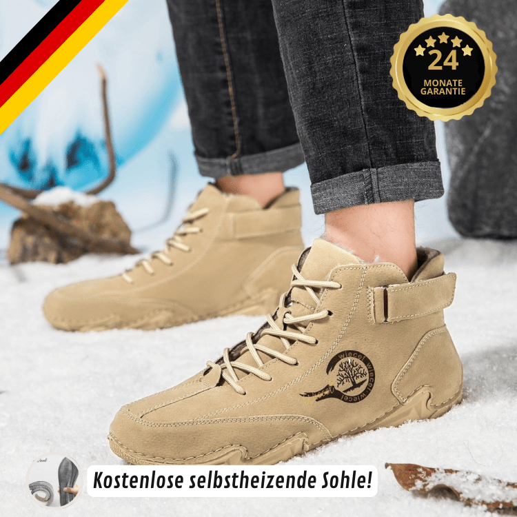 Finddbest™ - Men's waterproof leather barefoot shoes